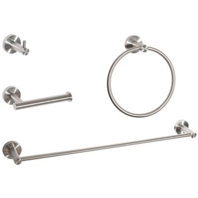 Lawson 4-Piece Bathroom Hardware Set