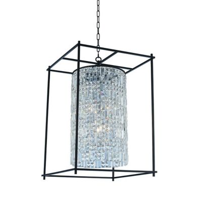 Joni Foyer Pendant by Allegri (Black/Large)-OPEN BOX RETURN