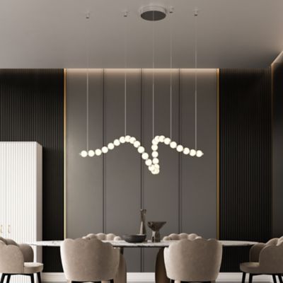 Shown in Chrome finish, 98 Inch, in use