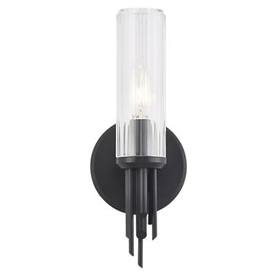 Torres Ribbed Glass Wall Sconce