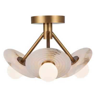 Dahlia LED Semi-Flushmount