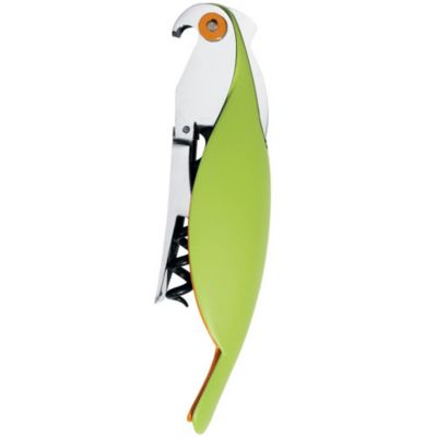 Parrot Sommelier Corkscrew by Alessi (Green)-OPEN BOX RETURN