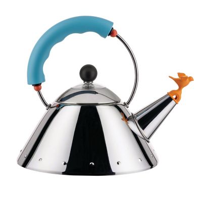 Vintage 1980s WHISTLING TEA KETTLE, Stainless 6 Cup Tea Kettle