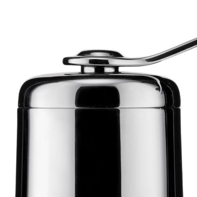 Alessi-Toaster with warming grid in 18/10 stainless steel ALESSI