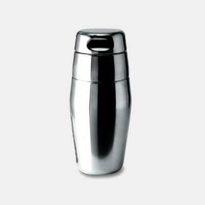 Boston shaker by Ettore Sottsass in metallic - Alessi