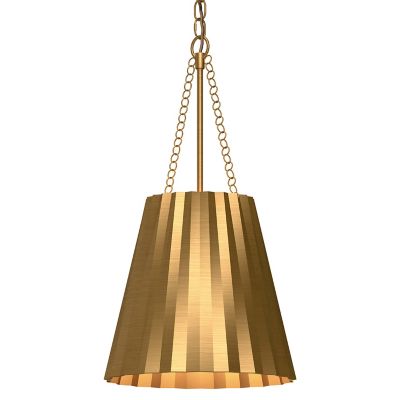 Plisse Cone Pendant