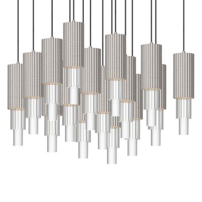 Bordeaux Square LED Multi-Light Pendant