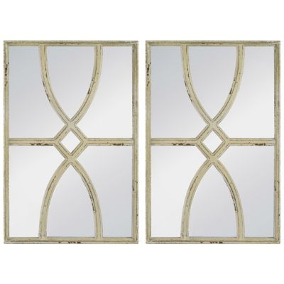 Minerva Rectangular Wall Mirror - Set of 2