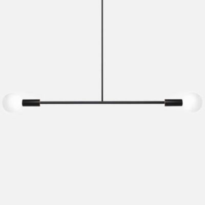 Barbell Pendant by Andrew Neyer(Black/48 In)-OPEN BOX RETURN
