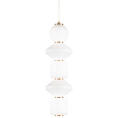 Laura LED Pendant (Oxidized Rose|21 Inch) - OPEN BOX
