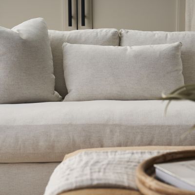 Shown in Natural Chenille color, detail view