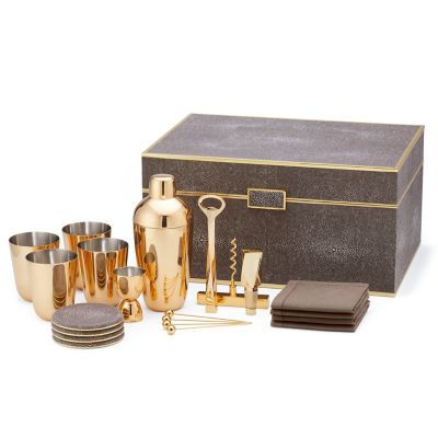 Classic Shagreen Bar Set
