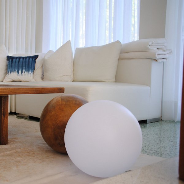Ballia Stela Outdoor LED Globe Floor Lamp