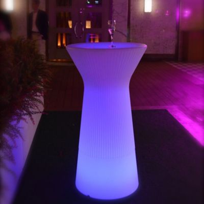 led bar table