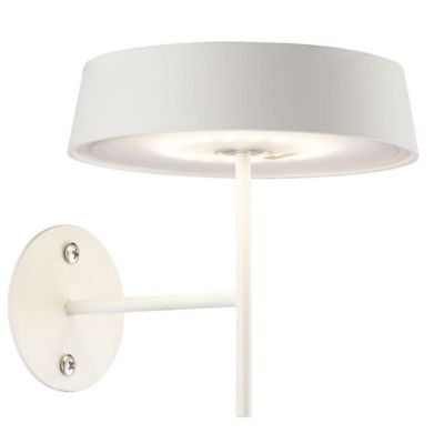 Reta White Bedside Plug in Wall Light Fixture Sconce