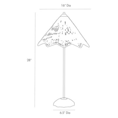 Parasol Table Lamp by Arteriors at