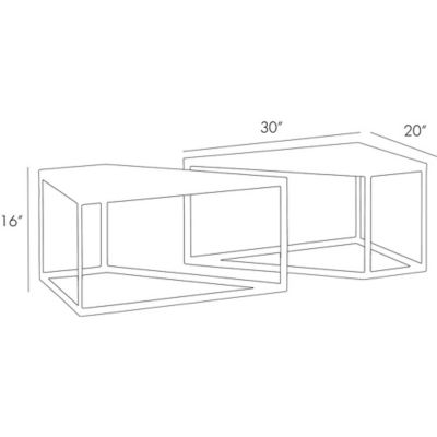 Austin Cocktail Tables Set of 2