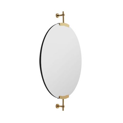 Arteriors Madden Round Mirror - Polished Nickel