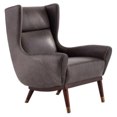 Ophelia Leather Lounge Chair by Arteriors at Lumens