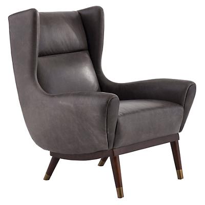 Ophelia Leather Lounge Chair