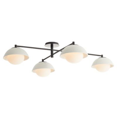 Glaze Multipoint Semi-Flushmount