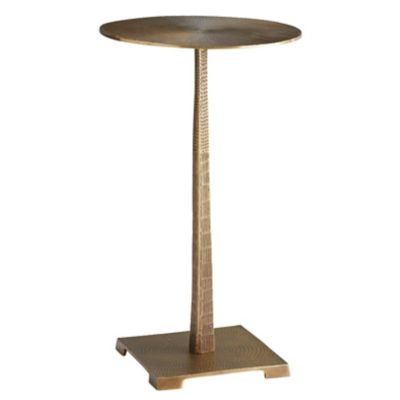 Otelia Accent Table (Vintage Brass) - OPEN BOX