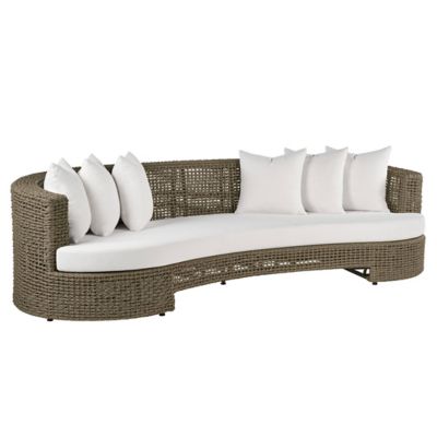 Helene Outdoor Curved Sofa