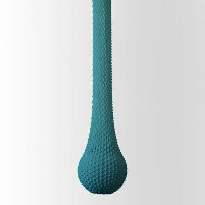 Knitted Pendant (Turquoise|Med Hanging Length:4') - OPEN BOX