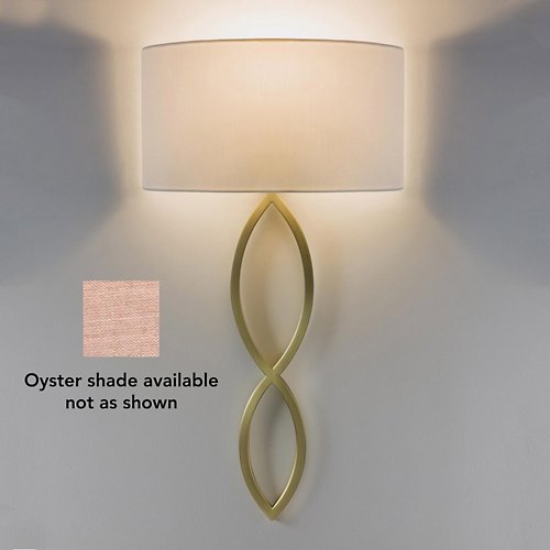 Caserta Wall Sconce (Gold/Oyster) - OPEN BOX RETURN