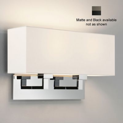 Park Lane Grande Twin Wall Sconce (Matte/Black) - OPEN BOX