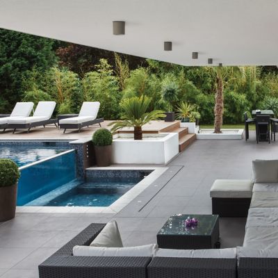 Shown in Matt Concrete finish, in use