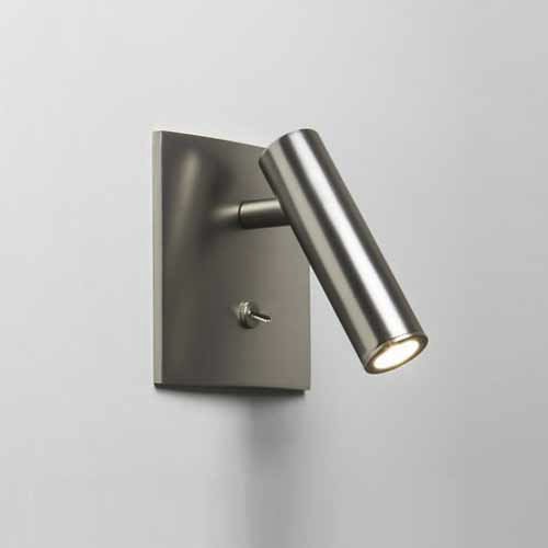Enna Switched Wall Sconce (Matte Nickel/90)-OPEN BOX RETURN