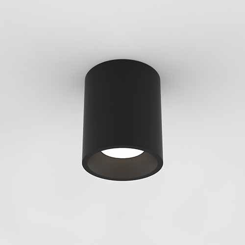 Kos Round LED Flushmount (Black/2700K) - OPEN BOX RETURN