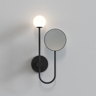 Black deals sconce bathroom