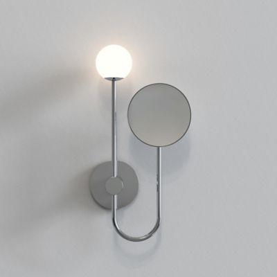 Orb Wall Sconce with Mirror