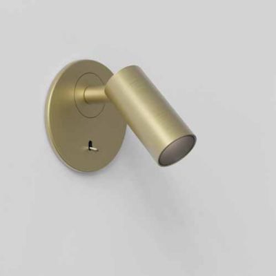 Micro Recess Switched LED Wall Sconce (Gold)-OPEN BOX RETURN
