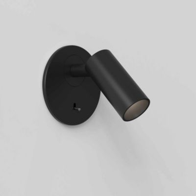 Micro Recess Switched LED Wall Sconce (Matt Black)-OPEN BOX