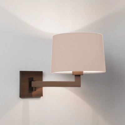 Momo Swing Arm Wall Sconce(Bronz/Oystr/Squr)-OPEN BOX RETURN