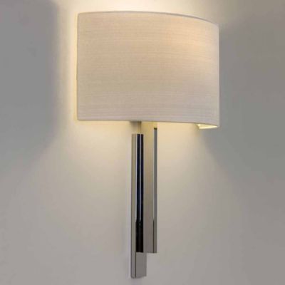 Tate Wall Sconce (Oyster|Polished Chrome) - OPEN BOX