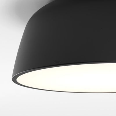 Shown in Black finish, Detail view, lit
