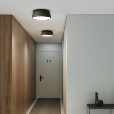Shown in Black finish, in use, lit