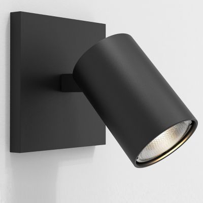 Ascoli Single Square Wall Sconce (Black) - OPEN BOX RETURN