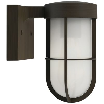 Cabin Outdoor Wall Sconce (Frosted/Bronze) - OPEN BOX RETURN