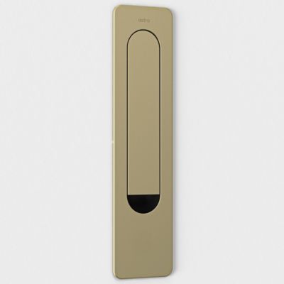 Shown in Matte Gold finish, Small size, detail view, unlit