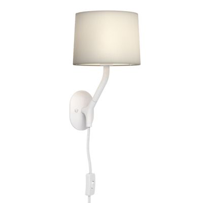 Arbor Plug-In Wall Sconce (Matte White) - OPEN BOX