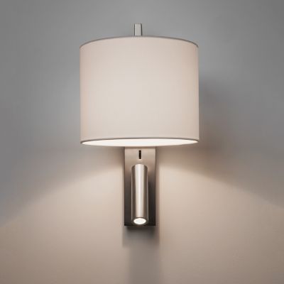 Shown in Matte Nickel  finish, lit