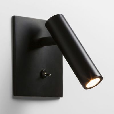Enna Square LED Wall Sconce (Black/Switched)-OPEN BOX RETURN