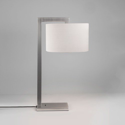 Ravello Table Lamp (Matte Nickel/White) - OPEN BOX RETURN