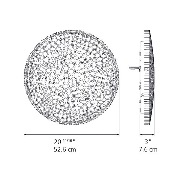 Calipso Wall / Ceiling Light