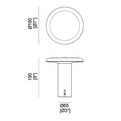 Takku Lampada Portatile Wireless - Artemide